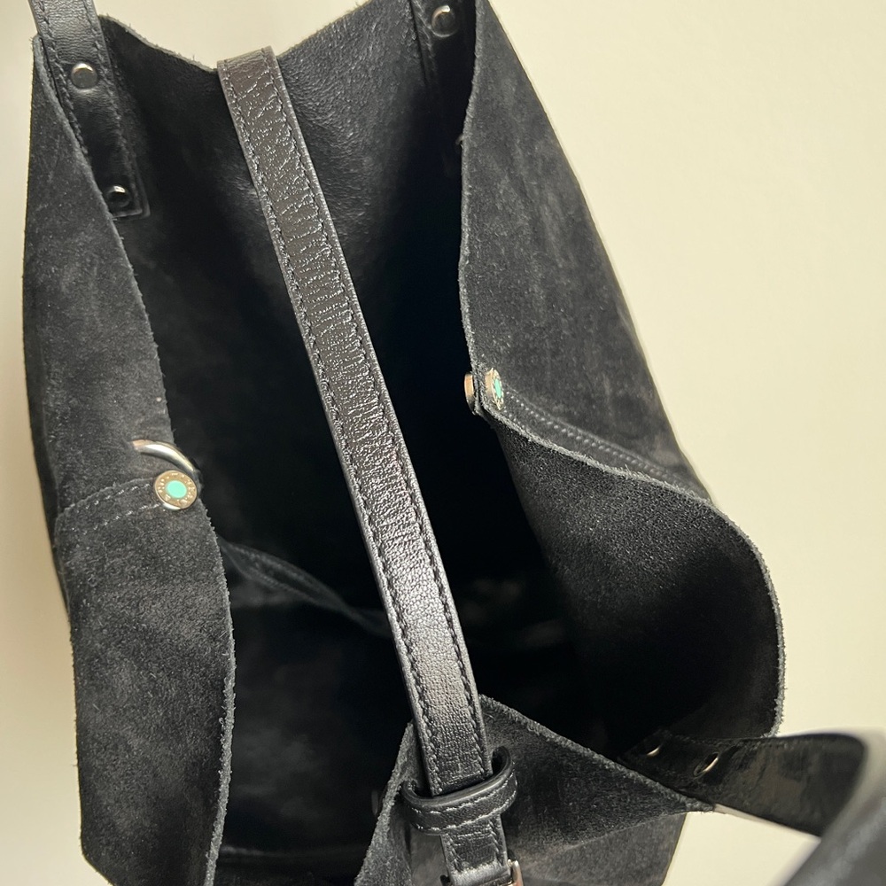 Tiffany & Co Reversible Black Suede/Leather Tote Bag (Small) - Picture 10 of 15